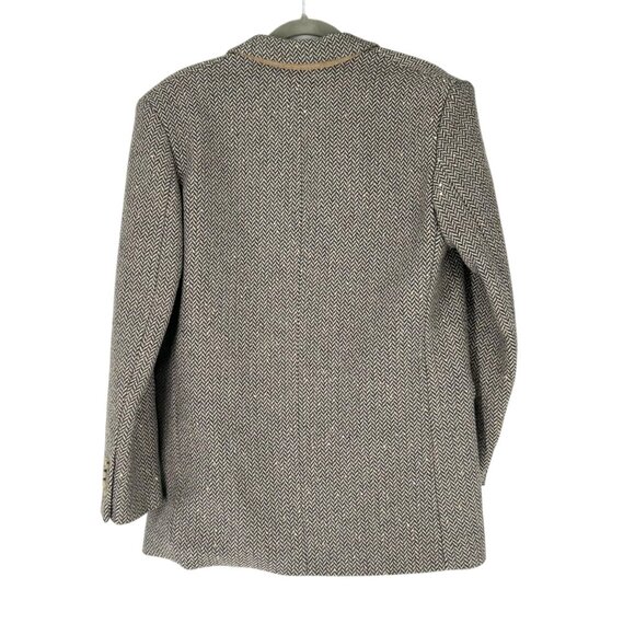 Sandro Paule Wool Blend Herringbone Blazer Jacket with Sequins - Picture 3 of 10